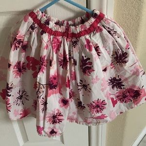 Girls size 8 Oshkosh floral skirt